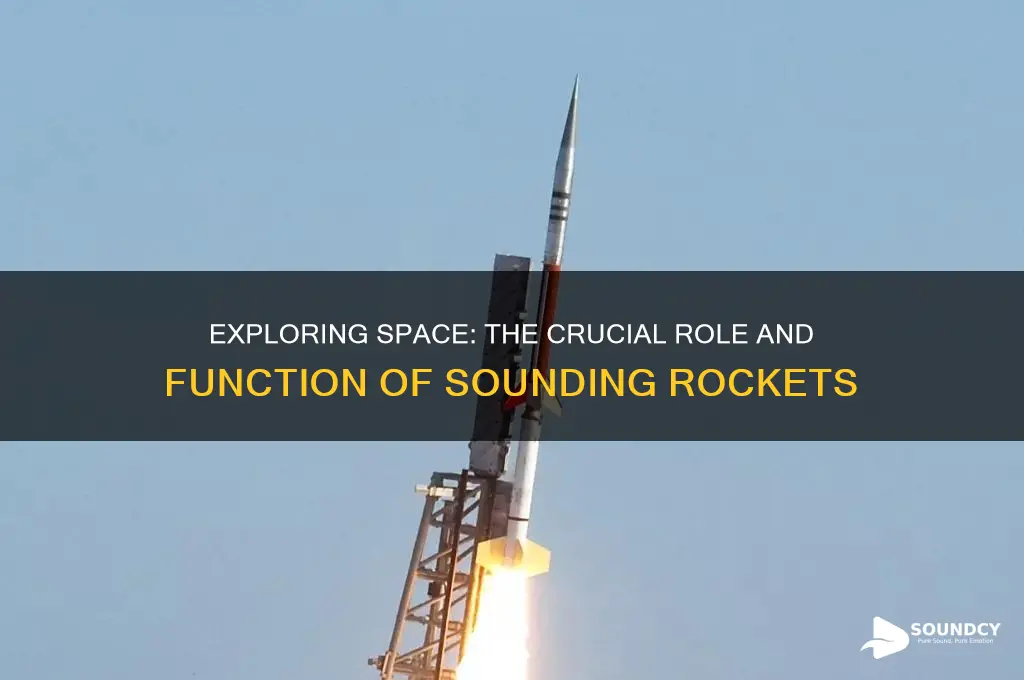 what do sounding rockets do