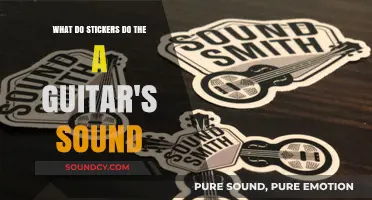 Harmonizing Aesthetics and Acoustics: The Impact of Stickers on Guitar Sound