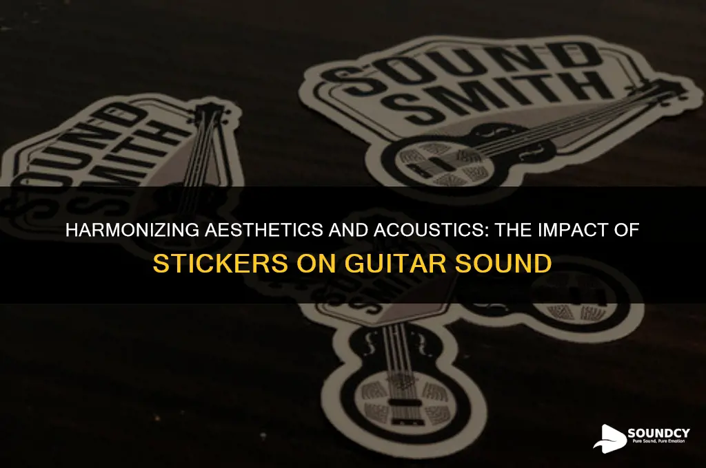 what do stickers do the a guitar