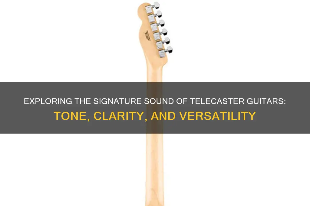 what do telecasters sound like