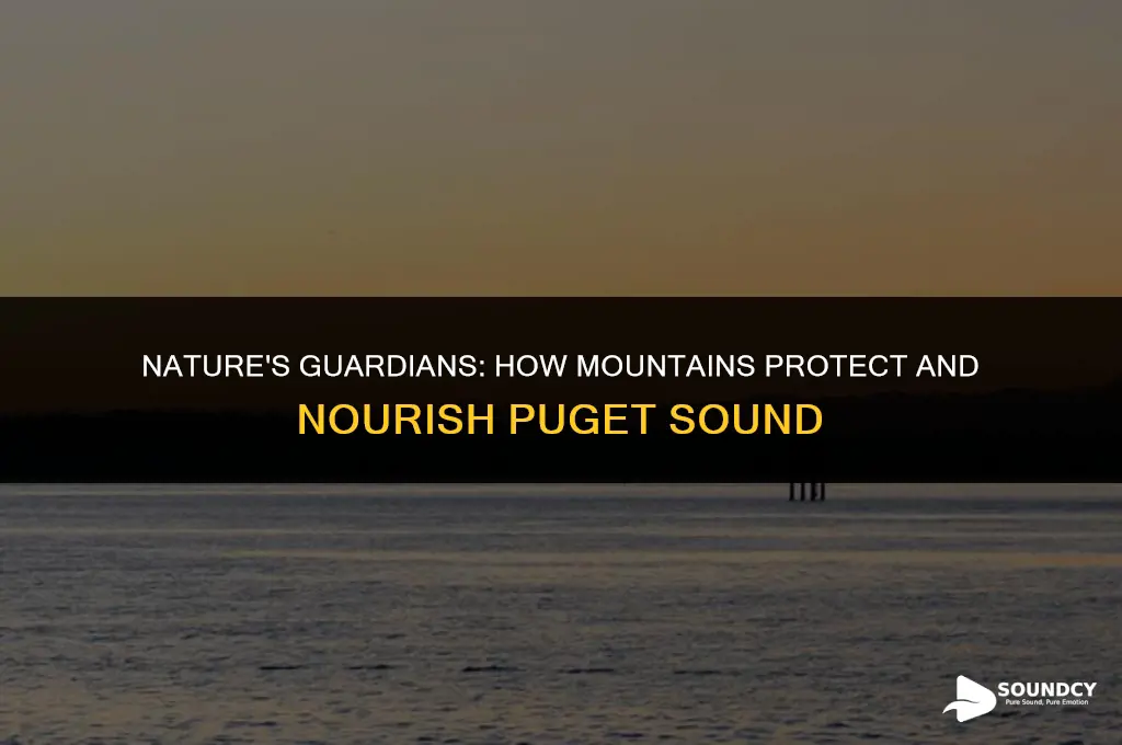 what do the mountains do for the puget sound