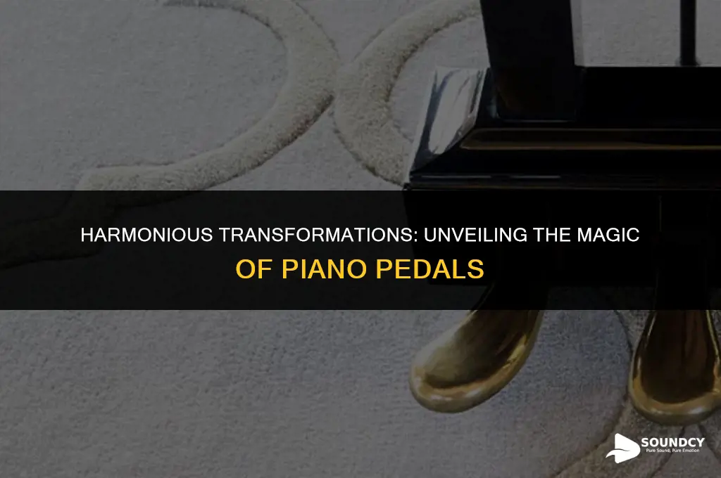 what do the pedals do to the piano sound