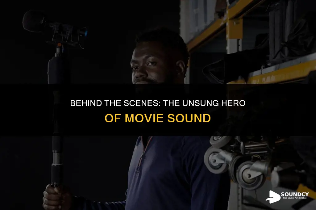 what do they call the sound man in moviemaking