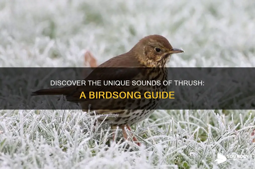 what do thrush sound like