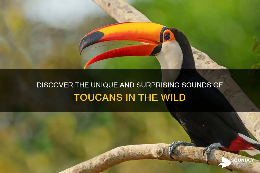 what do toucans sound like