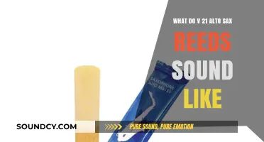 Exploring the Rich Timbre of V 21 Alto Sax Reeds