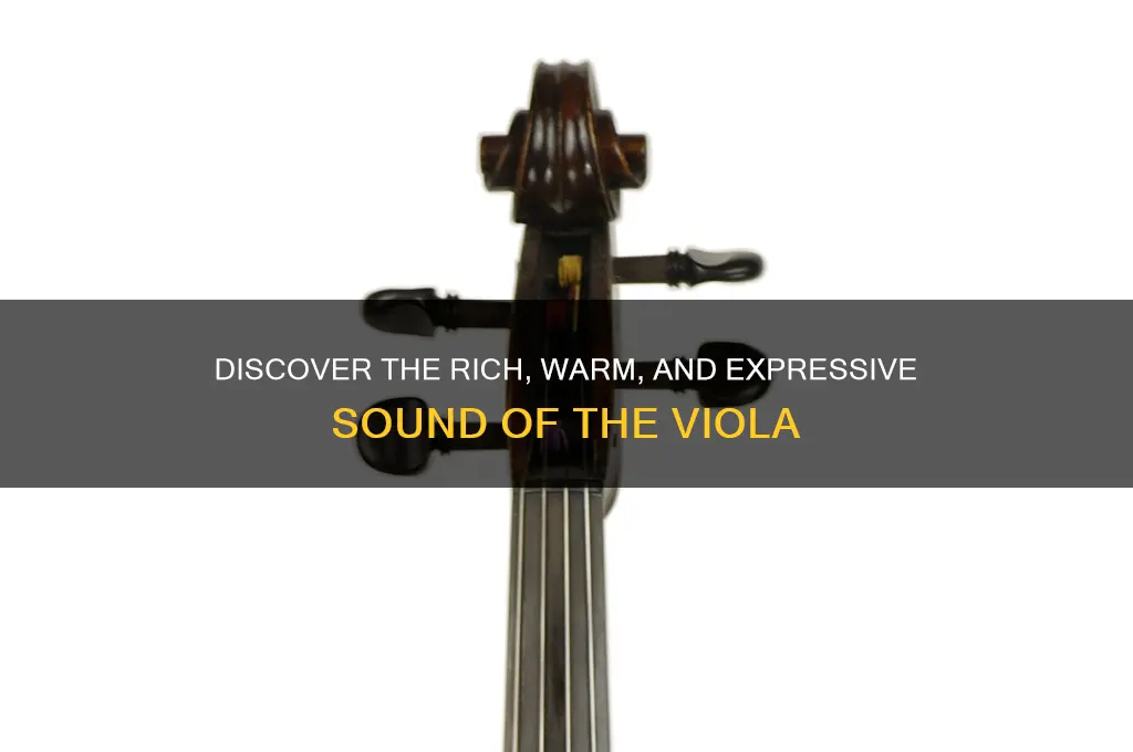what do viola sound like
