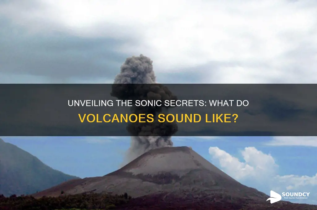 what do volcanoes sound like