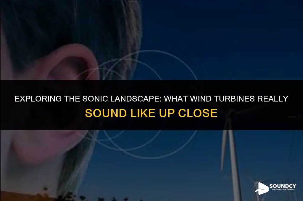 what do wind turbines really sound like up close