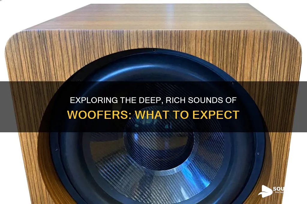 what do woofers sound like