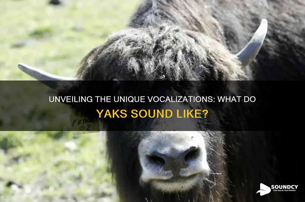 what do yaks sound like