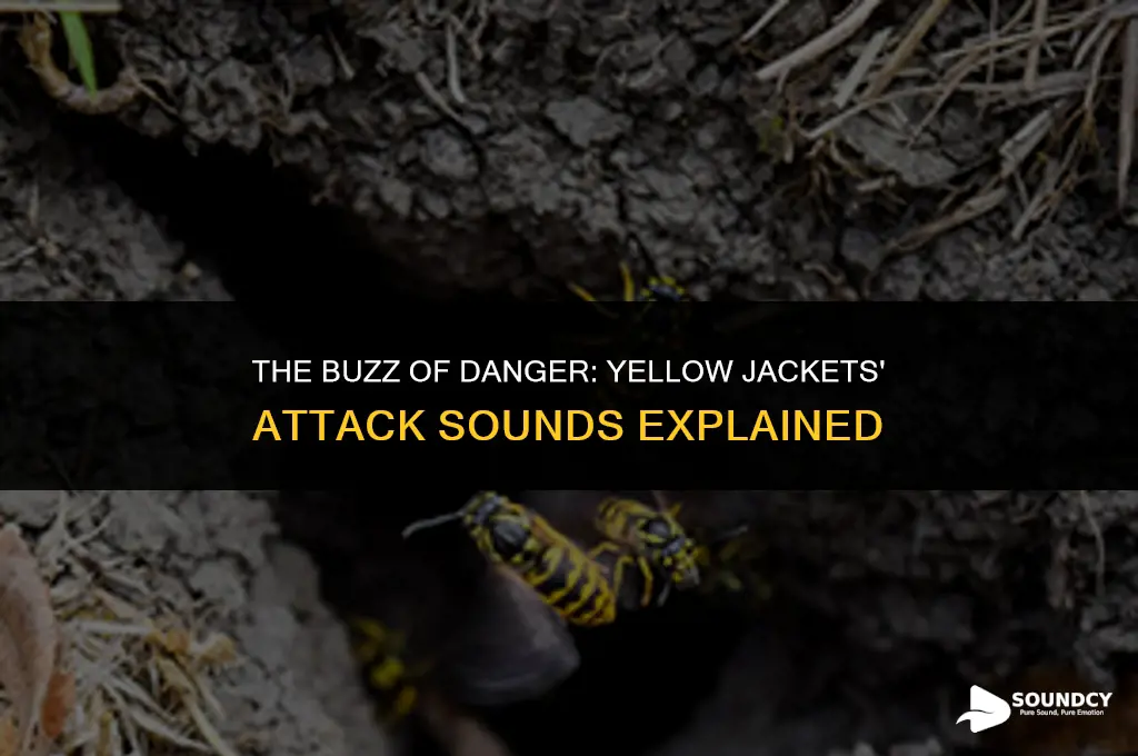what do yellow jackets sound like when they attack