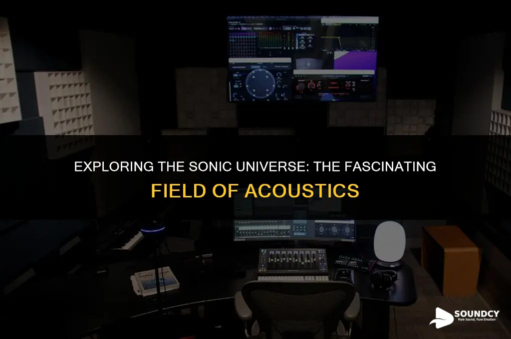 what do you call the scientific study of sound