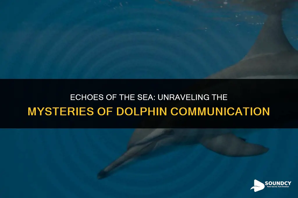 what do you call the sound a dolphin makes