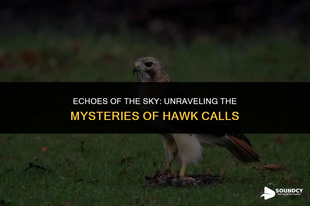 what do you call the sound a hawk makes