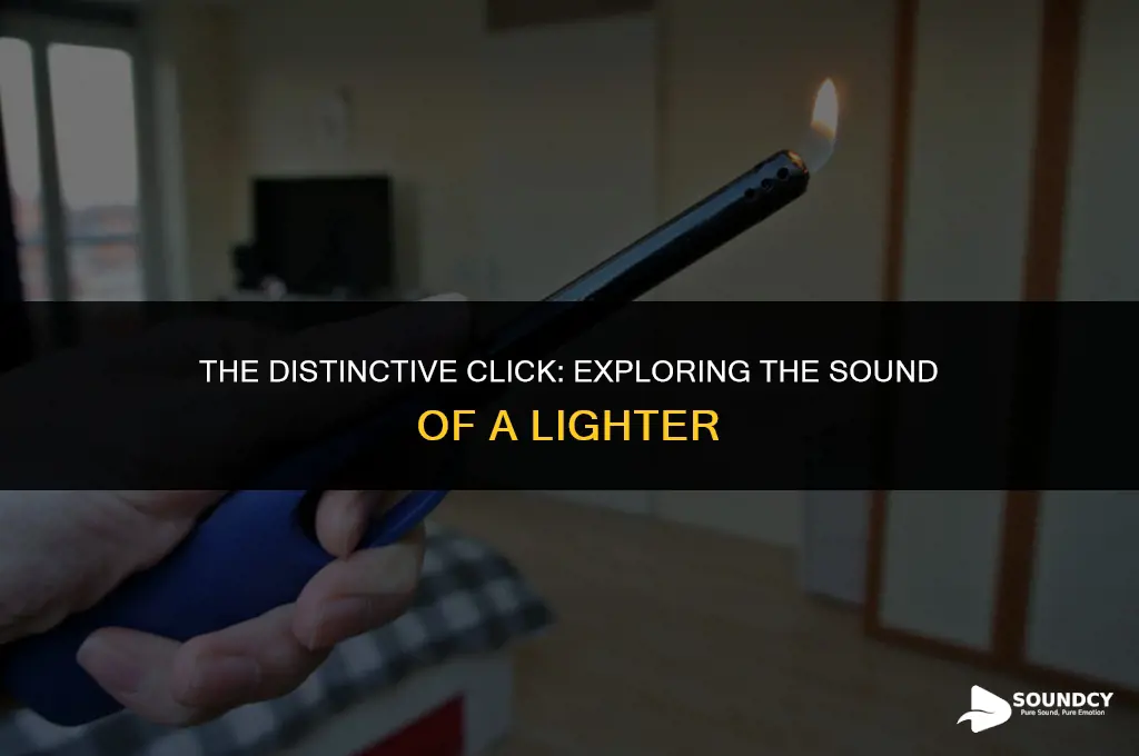 what do you call the sound a lighter makes