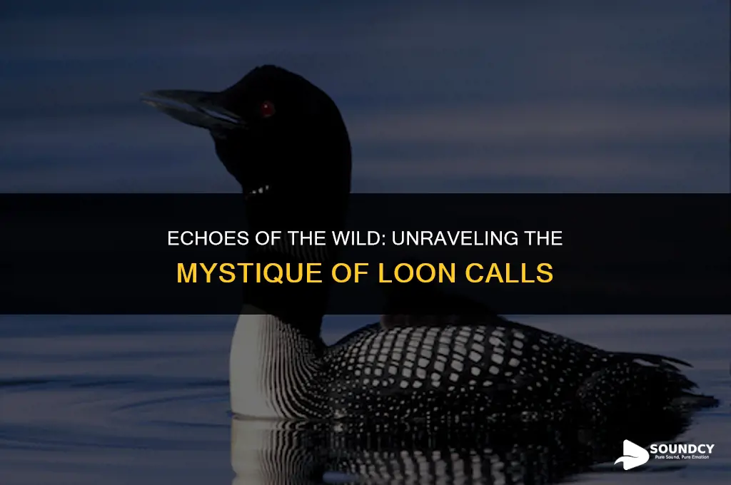 what do you call the sound a loon makes