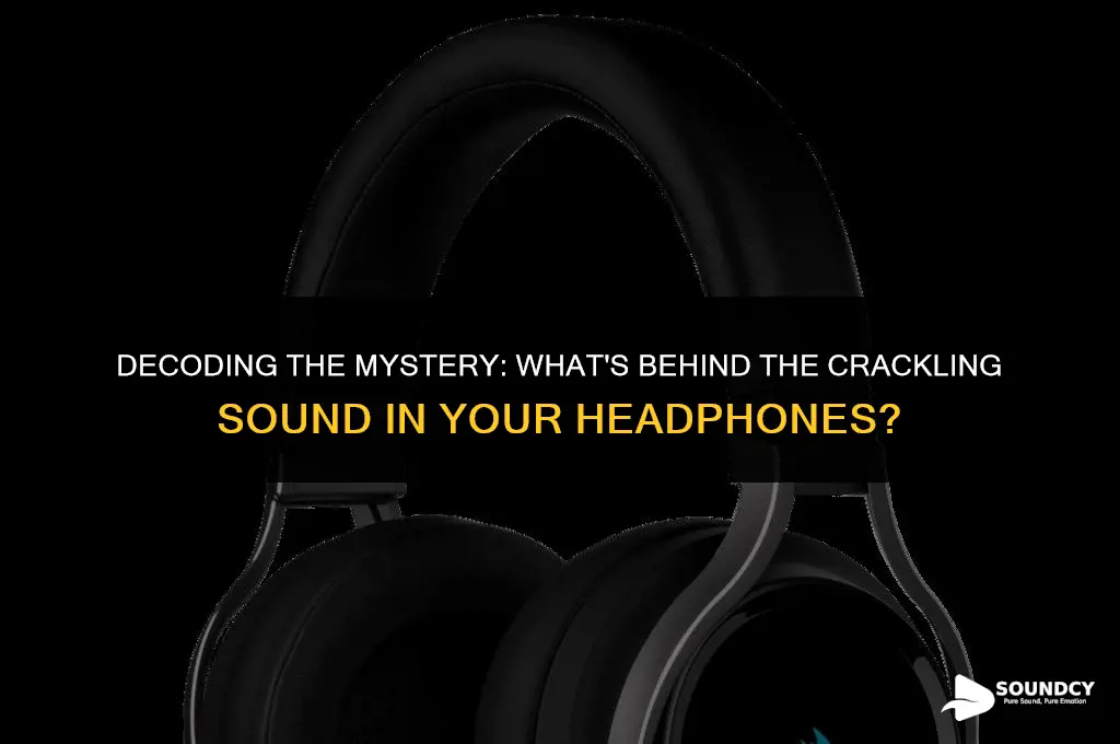 what do you call the sound in headphone crack
