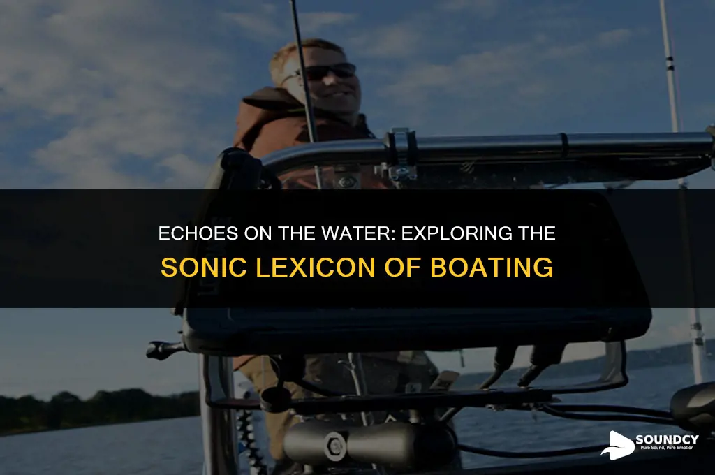 what do you call the sound of a boat