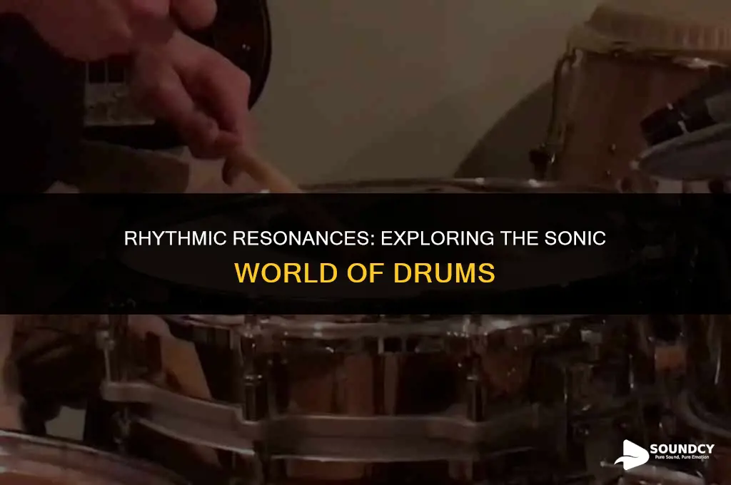 what do you call the sound of a drum