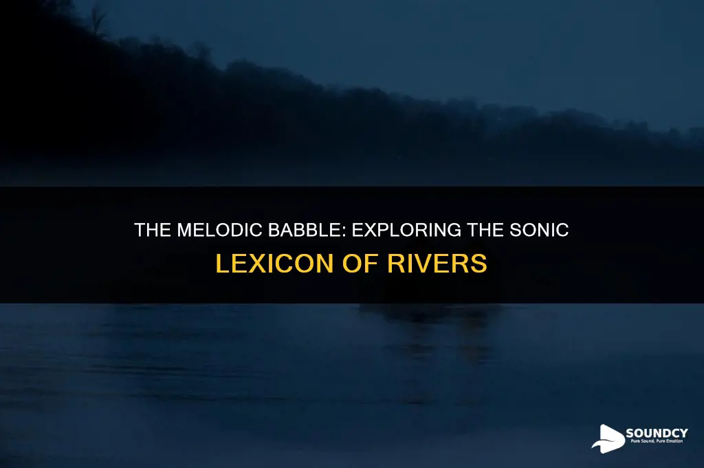what do you call the sound of a river
