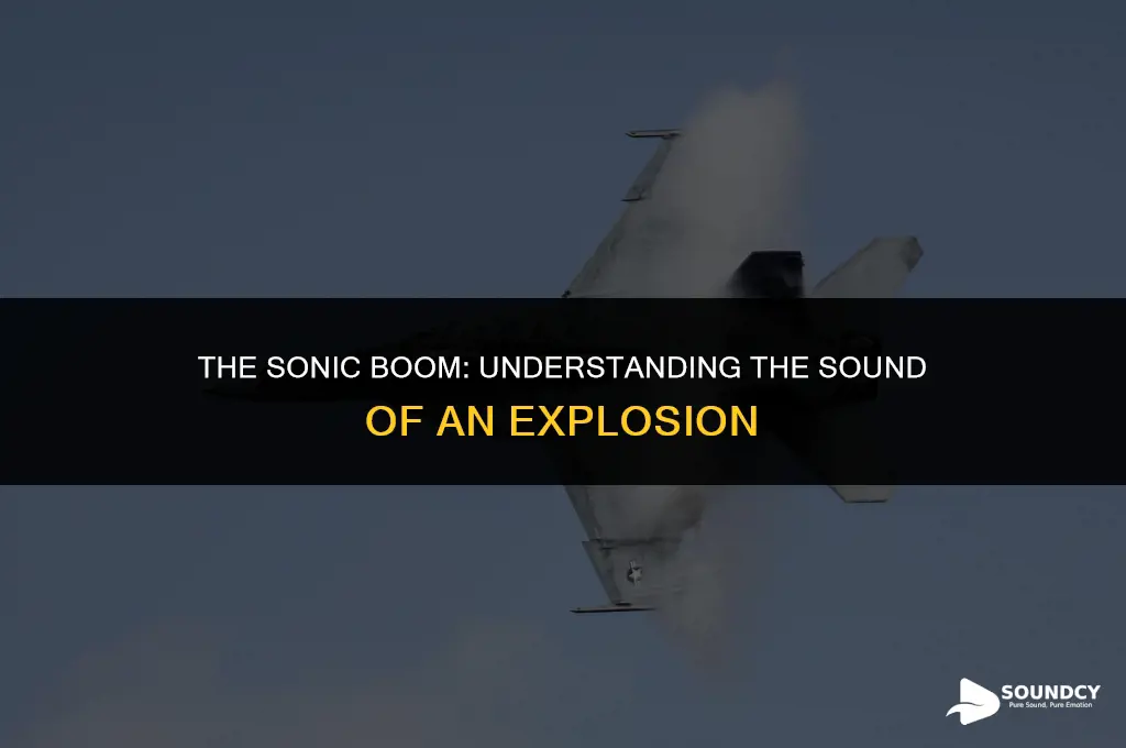 what do you call the sound of an explosion