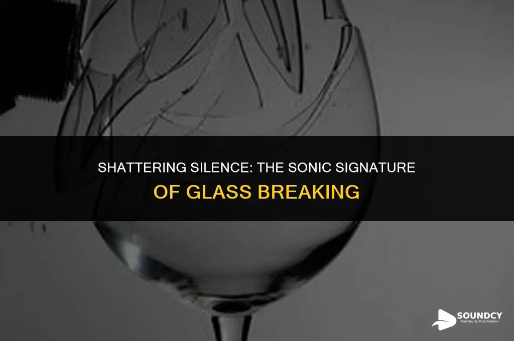 what do you call the sound of glass breaking