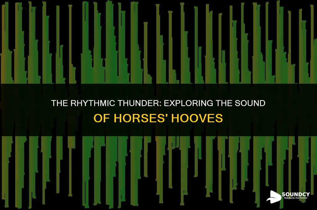 what do you call the sound of horses clamping