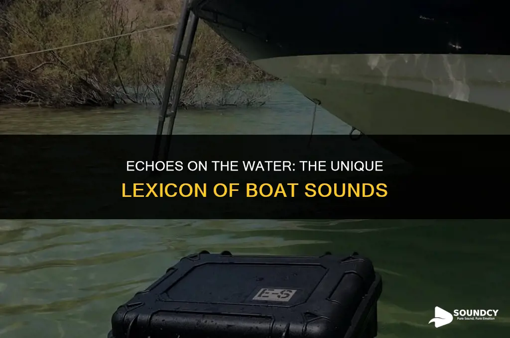 what do you call the sound of the boat
