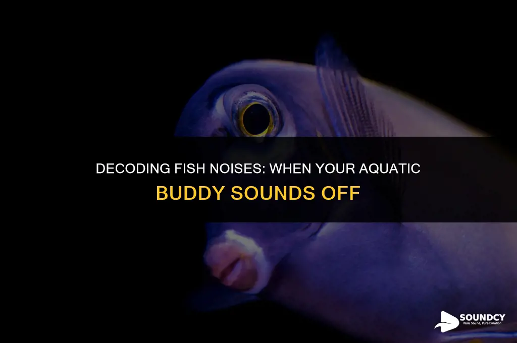 what do you do when your fish sounds bad