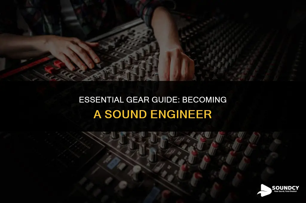 what do you equipment to become a sound engineer