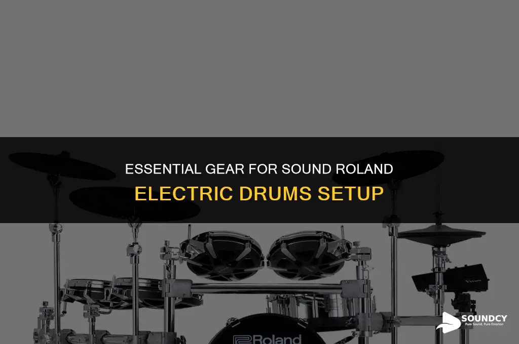 what do you need for sound roland electric drums
