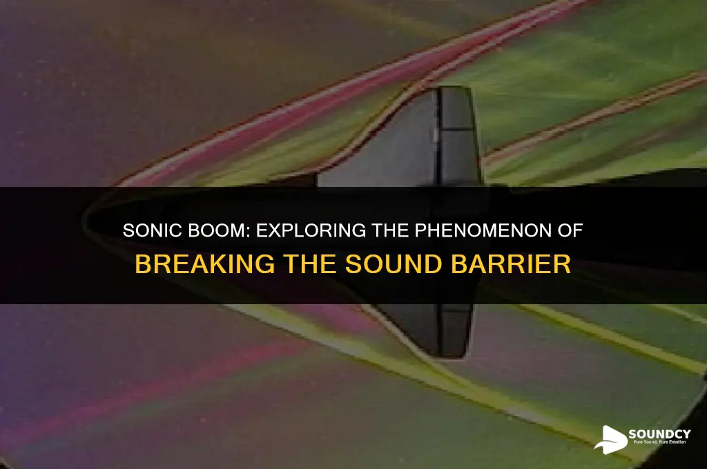 what do you see when you break sound barrier