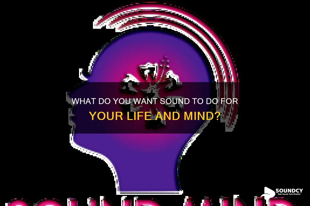 what do you want sound