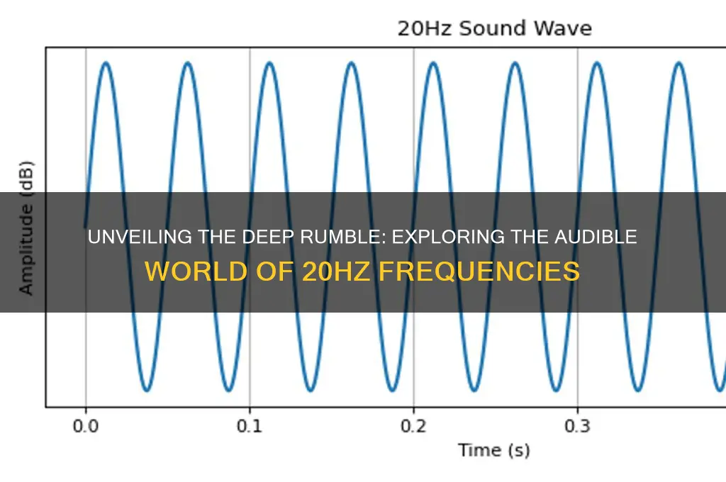 what does 20hz sound like
