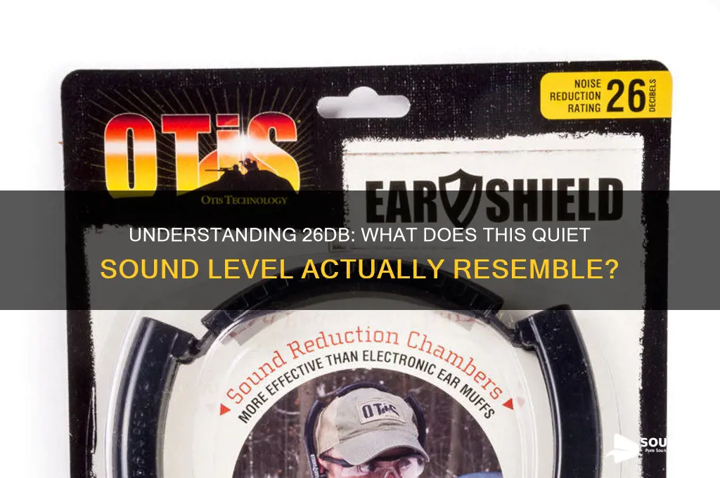 what does 26db sound like