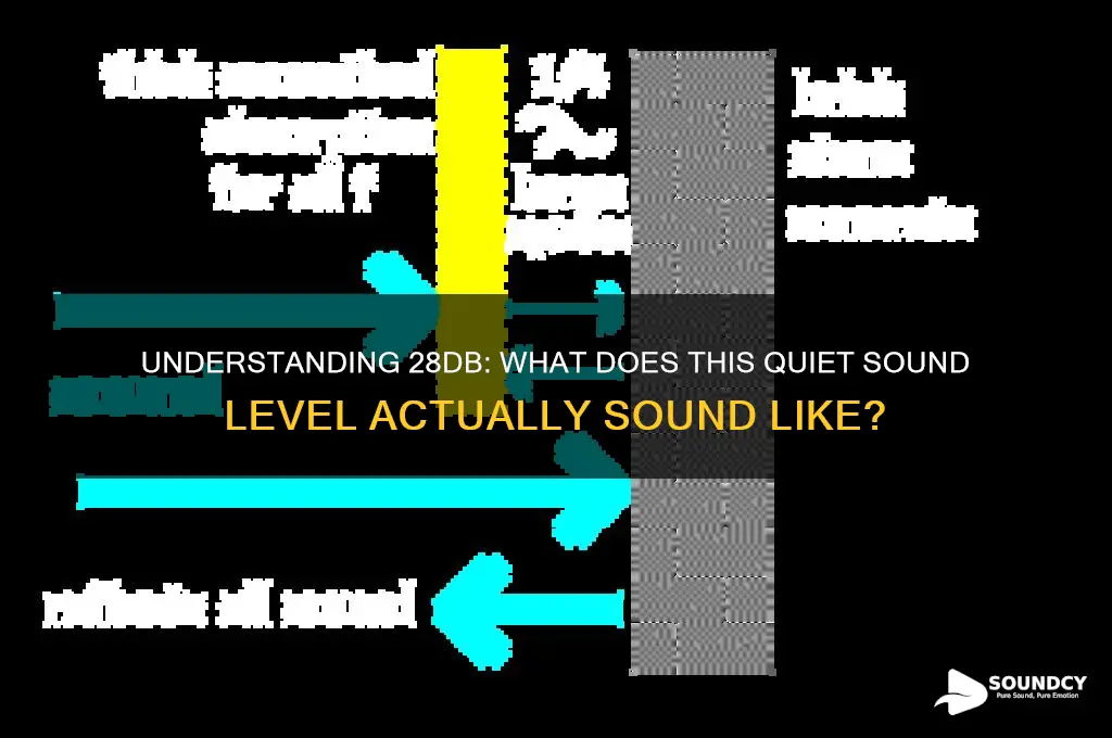 what does 28db sound like