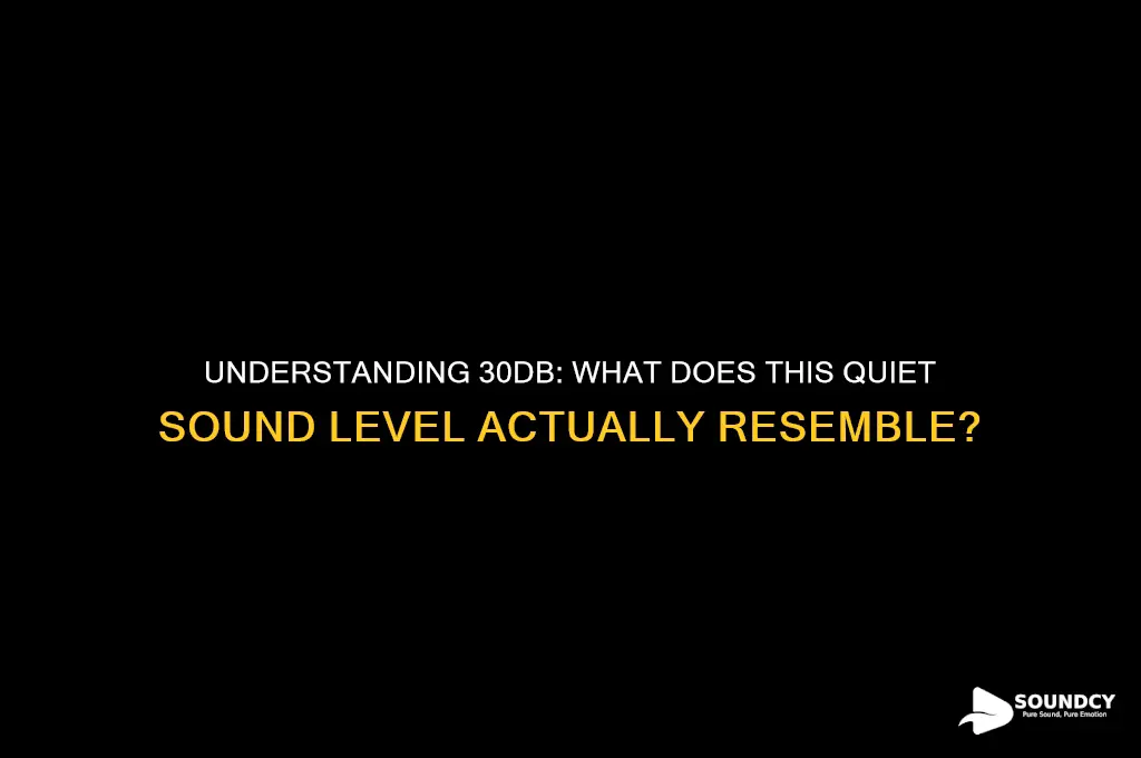 what does 30db sound like