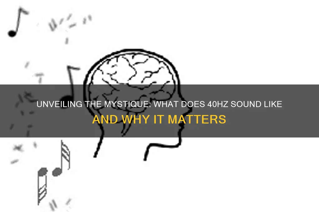 what does 40hz sound like