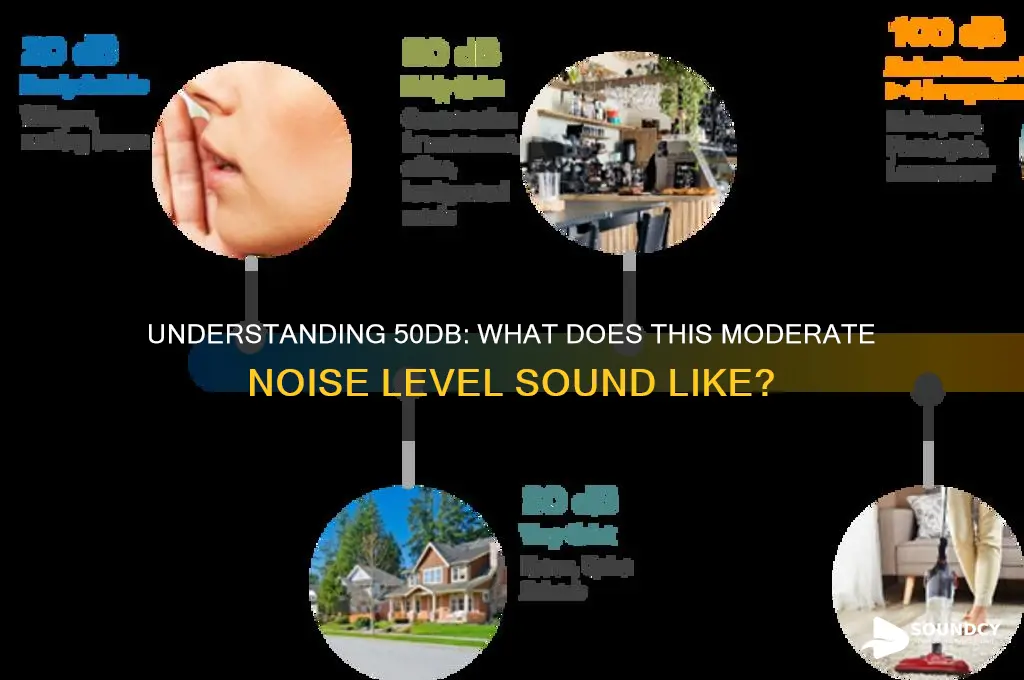 what does 50db sound like