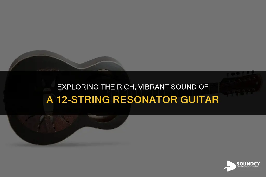 what does a 12 string resonator guitar sound like
