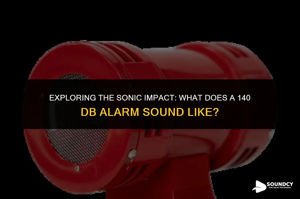 what does a 140 db alarm sound like mp3