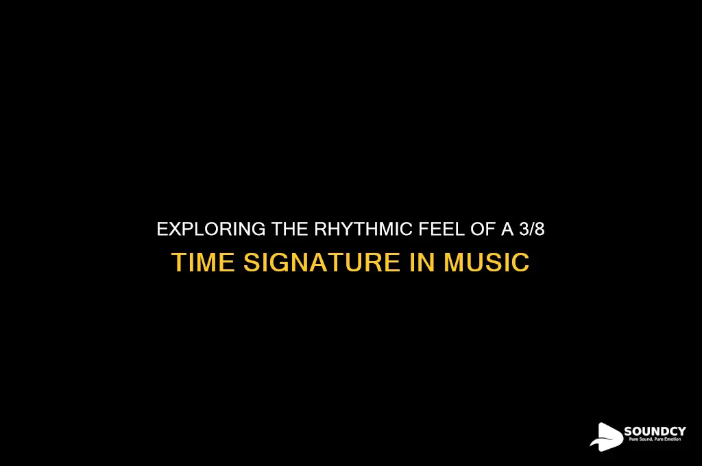 what does a 3 8 time signature sound like