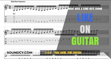 Exploring the Sonic Nuances of a 32nd Note on Guitar