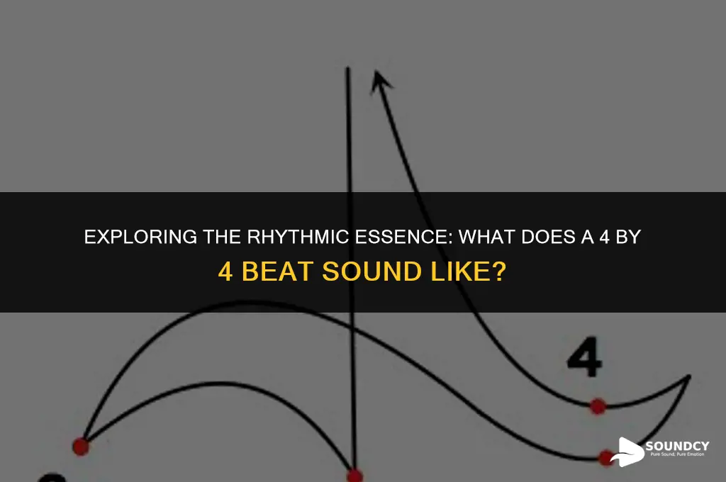 what does a 4 by 4 beat sound like