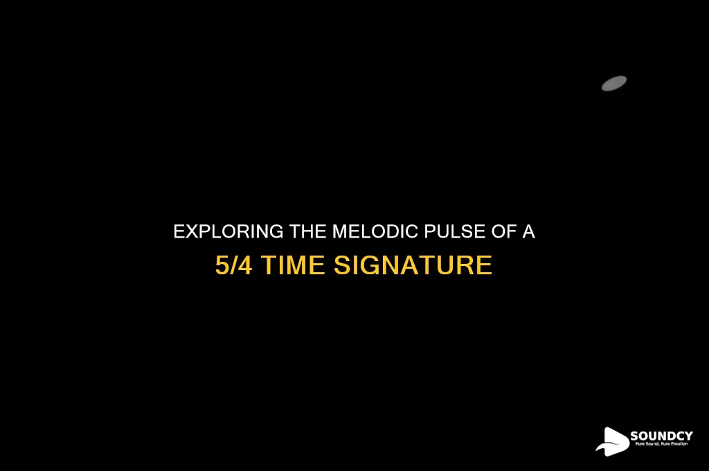 what does a 5 4 time signatur sound like