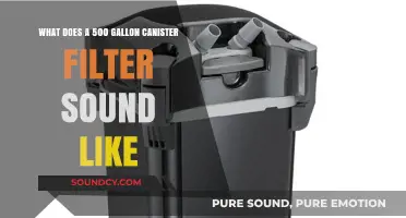 Exploring the Sonic Landscape of a 500 Gallon Canister Filter