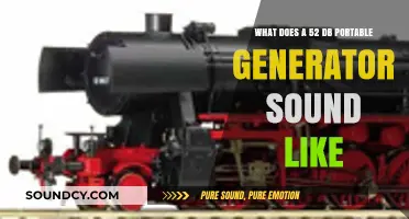 Exploring the Noise Level of a 52 dB Portable Generator