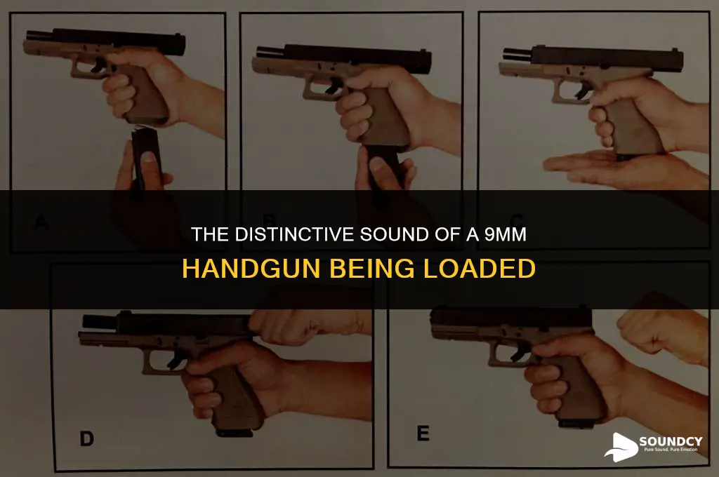 what does a 9mm handgun sound like being loaded