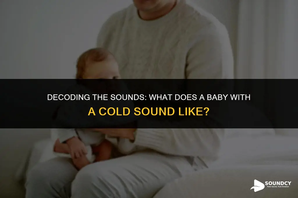 what does a baby with a cold sound like